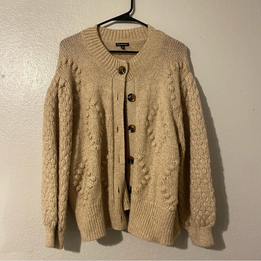 Who What Wear Bottom Up Oversized Sweater/Cardigan
